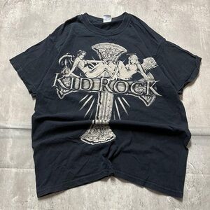 Gildan Black Tee with Angelic Graphic